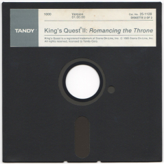 King's Quest II disk scan