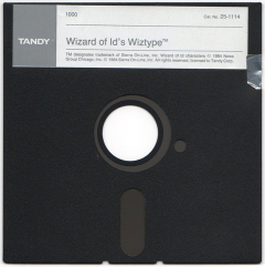 Wizard of Id's Wiztype disk scan