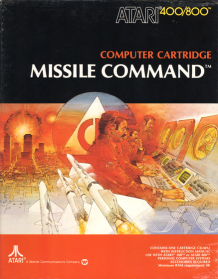 Missile Command Atari Home Computers box