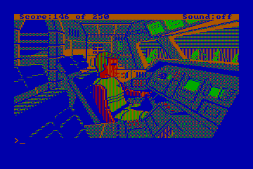 Space Quest II actual CGA palette