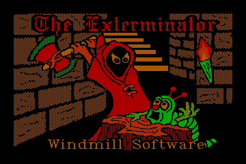 The Exterminator actual CGA palette