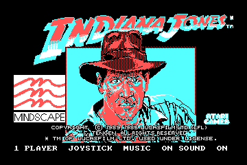 Indianna Jones and the Temple of Doom hypothetical CGA palette