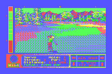 Jack Nicklaus' Unlimited Golf & Course Design hypothetical CGA palette example 1