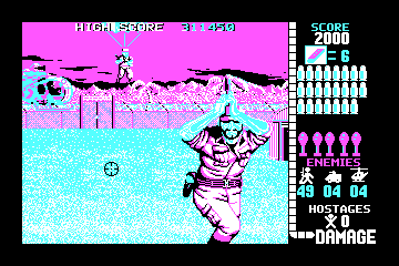 Operation Wolf actual CGA palette example 1