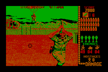 Operation Wolf hypothetical CGA palette example 1
