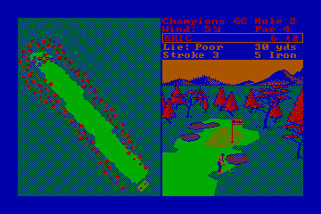 World Tour Golf hypothetical CGA palette example 1
