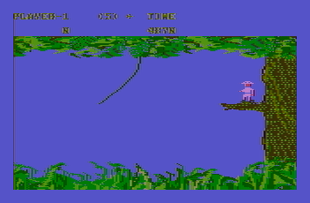 Jungle Hunt with no palette change on old CGA composite monitor