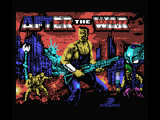 After the War MSX loading screen