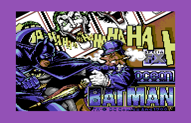 Batman: The Caped Crusader Commodore 64 Loading Screen