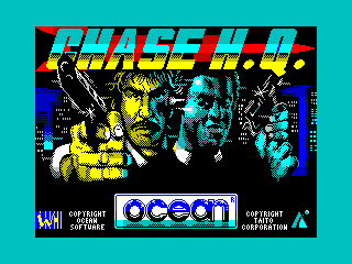 Chase H.Q. ZX Spectrum loading screen