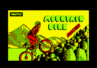 Mountain Bike Racer Amstrad CPC loading screen
