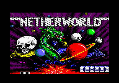 Netherworld Amstrad CPC loading screen