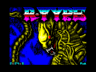 R-Type ZX Spectrum loading screen