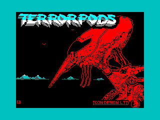 Terrorpods ZX Spectrum loading screen