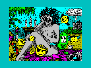 Toi Acid Game ZX Spectrum loading screen
