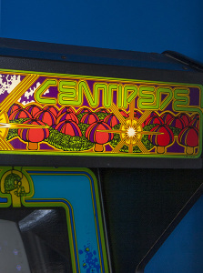 Centipede arcade cabinet - Marquee