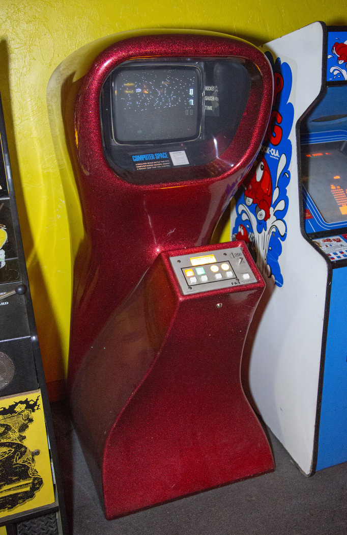 Computer Space arcade cabinet (1 player red version)