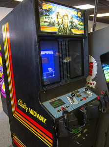Spy Hunter II arcade cabinet